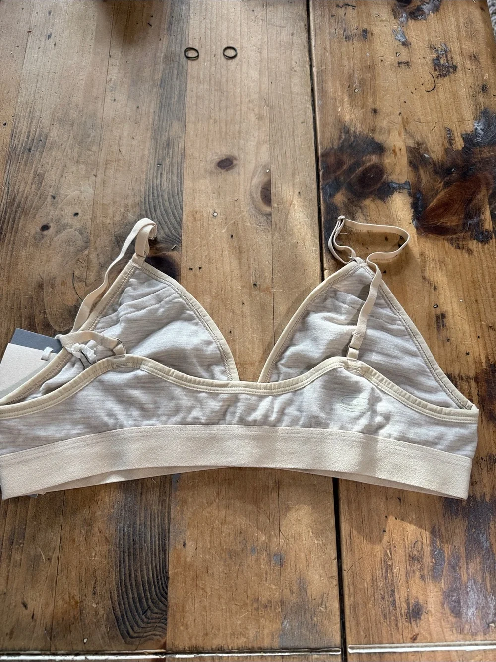 NIB Icebreaker Merino 150 Siren Bra - Fawn Heather - Large - Picture 2 of 4